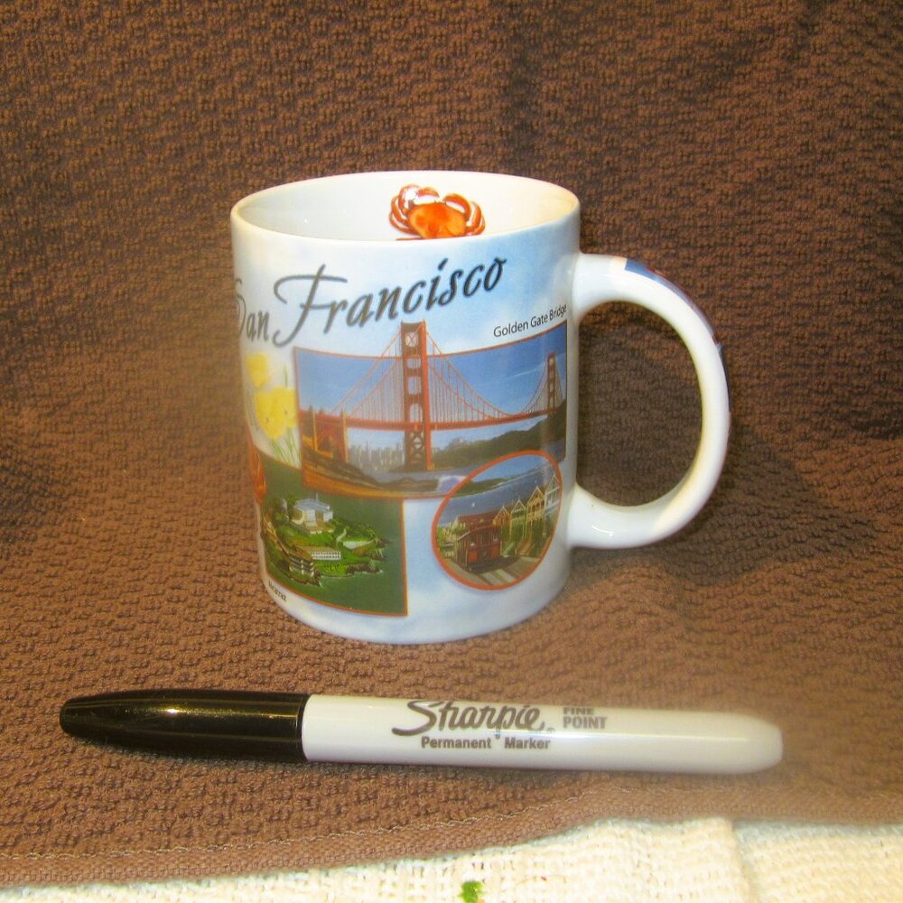 VTG SAN FRANCISCO SOUVENIR COFFEE CUP, CERAMIC